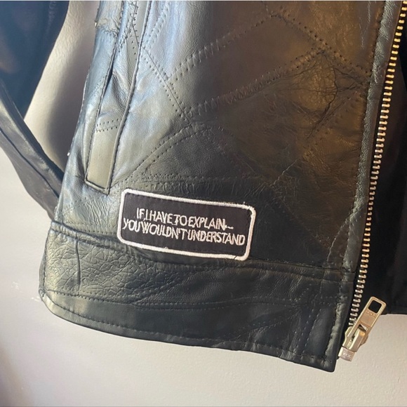 Biker leather jacket in great condition - Picture 3 of 6